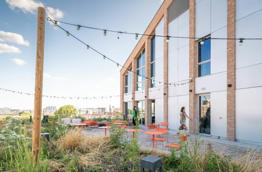 Terrasse rooftop Ivry