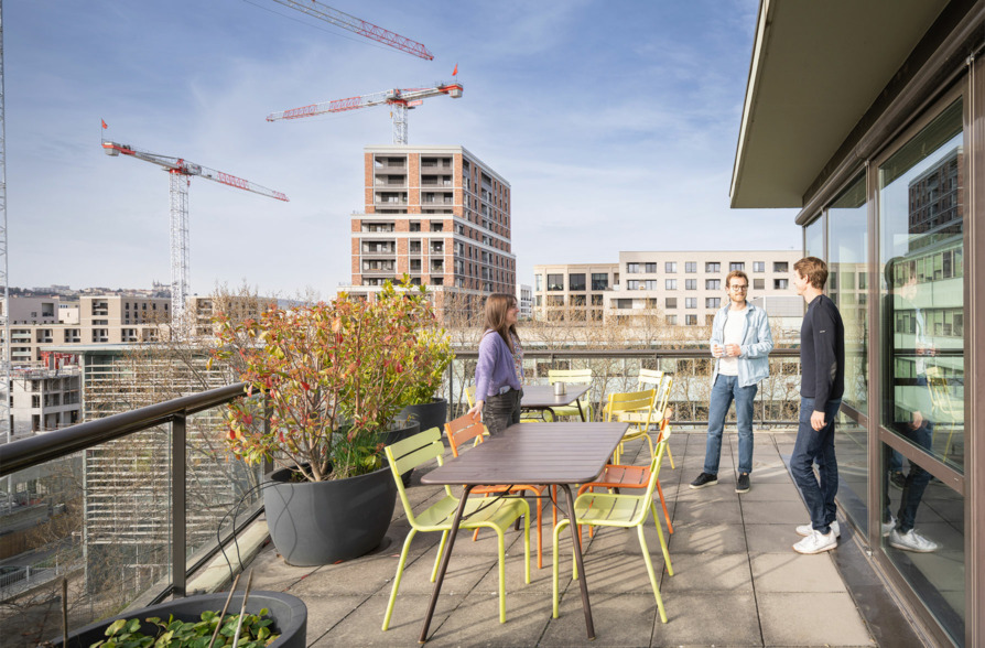 Terrasse rooftop Lyon